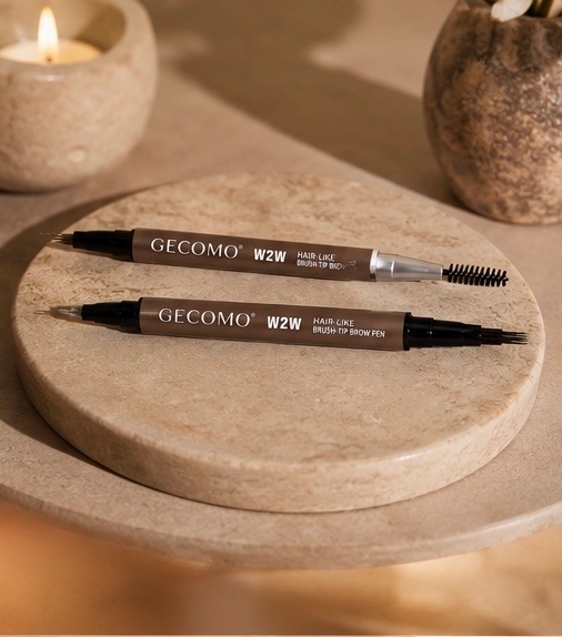 GECOMO waterproof dual-ended brow pencil